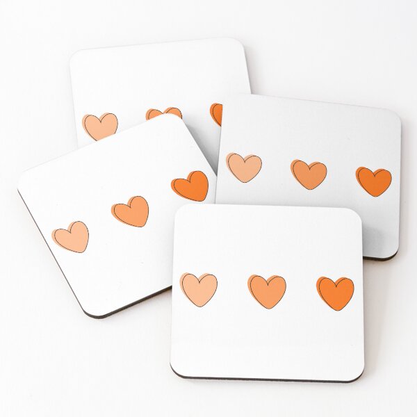 Item preview, Orange Hearts designed and sold by EpicCreation.