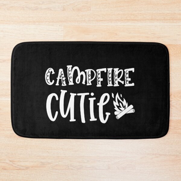 Item preview, Campfire Cutie Adventure Awaits le Mountain Hiking Camping Tree Mountains Tent Art Design Happy Apparel Essential Inspiration Joy Mood Funny designed and sold by DesignByHeartUK.