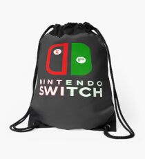 Mario & Luigi Switch Logo Drawstring Bag