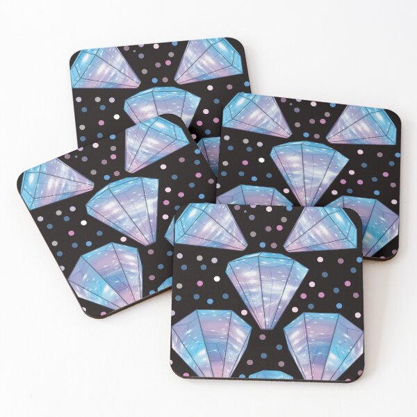 Item preview, Galaxy Purple Cute Diamond Pattern,For Diamond Shapes Lovers designed and sold by fatydesignspace.