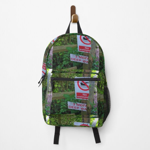 Item preview, #193 |☼| No swimmi, 3 MET DEEP WA - Snapped Signs (Elsham Hall, Gardens & Country Park) designed and sold by Naean H.F. (Nez Man).