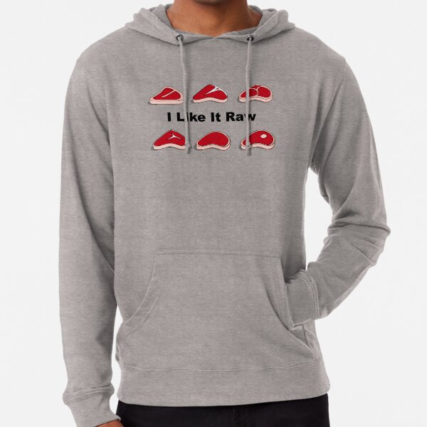 raw meat hoodies