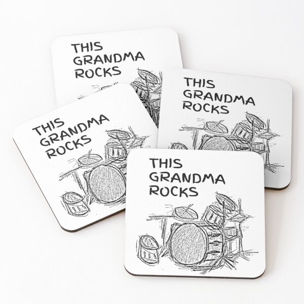Item preview, This Grandma Rocks! - Cool Funny Grandma  designed and sold by Dog Hair and Healing.