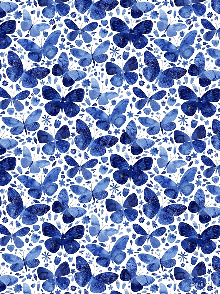 Discover Blue Butterflies | Leggings