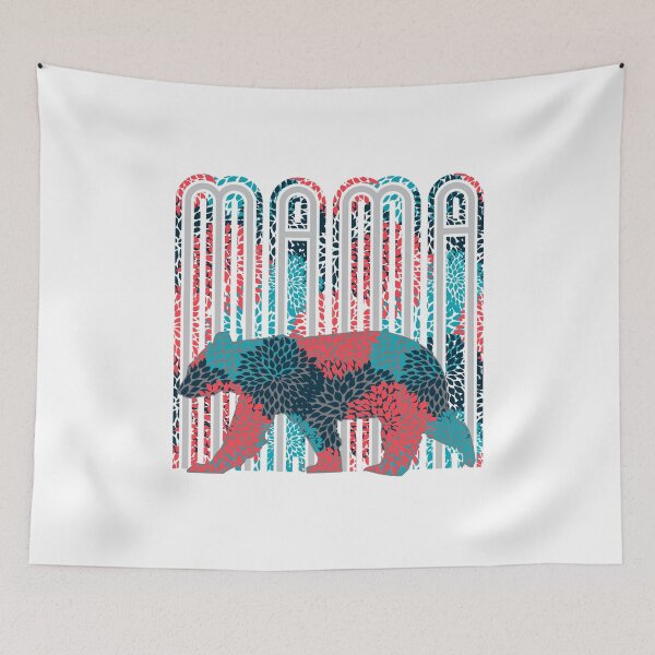 Item preview, wild flower Mama Bear for Mother's day designed and sold by bestdesign4u.
