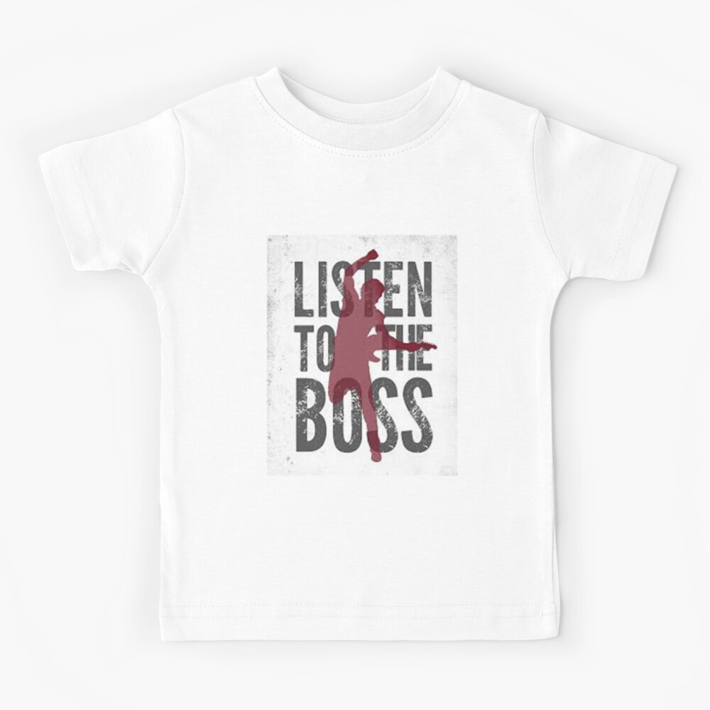 Bruce Springsteen The Boss Painting Kids T-Shirt by Paul Meijering