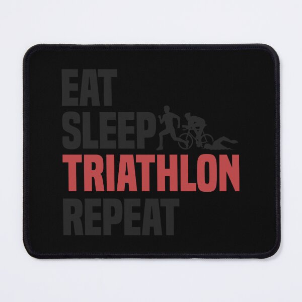 Item preview, Eat Sleep Triathlon Repeat T-Shirt Cool Funny Nerdy Comic Graphic Triathlete Triathlete Coa designed and sold by contawana1s.