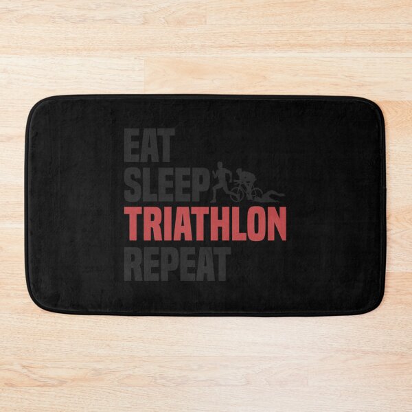 Item preview, Eat Sleep Triathlon Repeat T-Shirt Cool Funny Nerdy Comic Graphic Triathlete Triathlete Coa designed and sold by contawana1s.