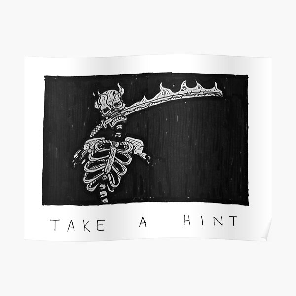 Take a Hint Poster