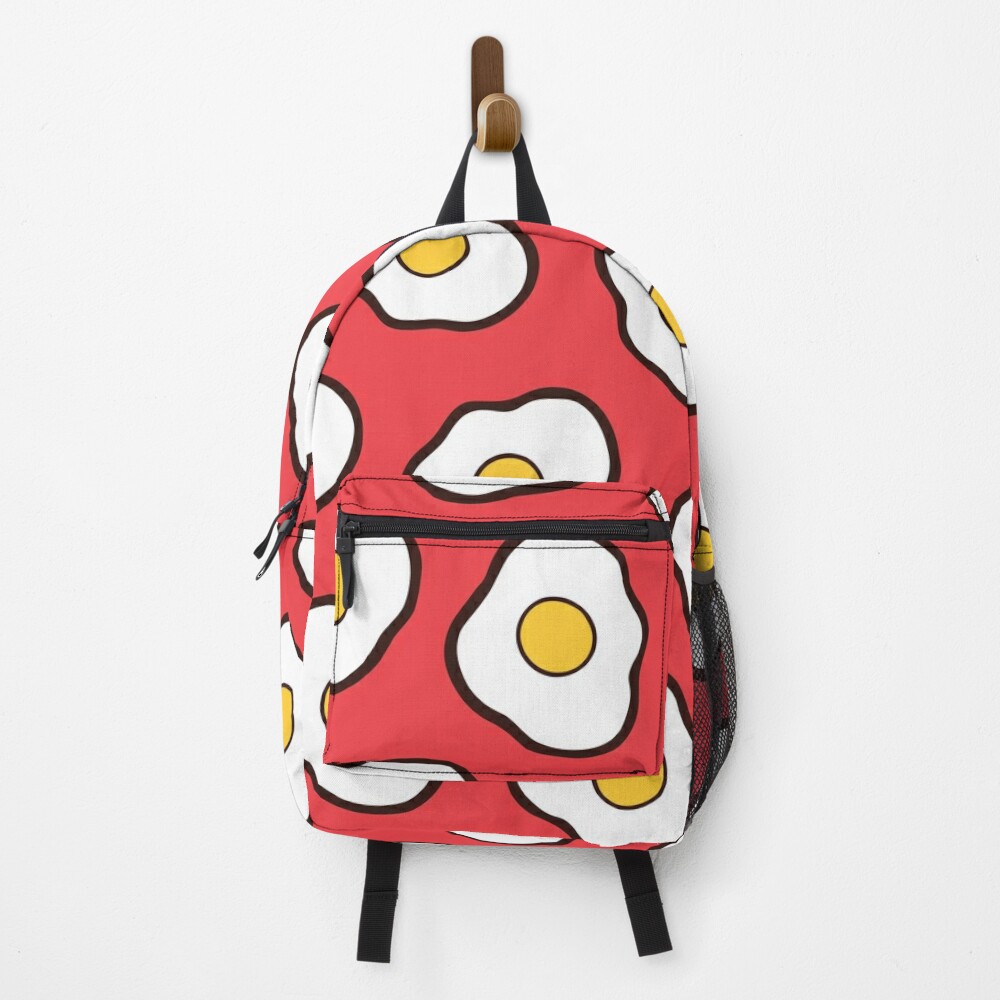 Fried Eggs Pattern Backpack