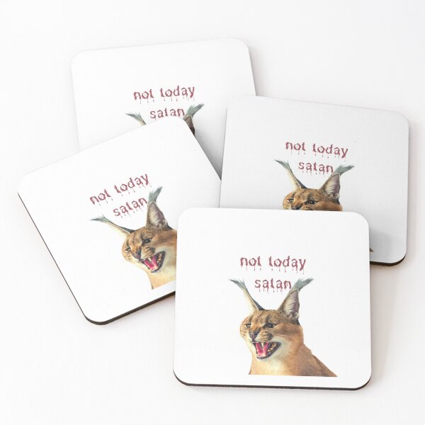 Item preview, Not Today, Satan. Aggressive Young Cat designed and sold by Shifa19.