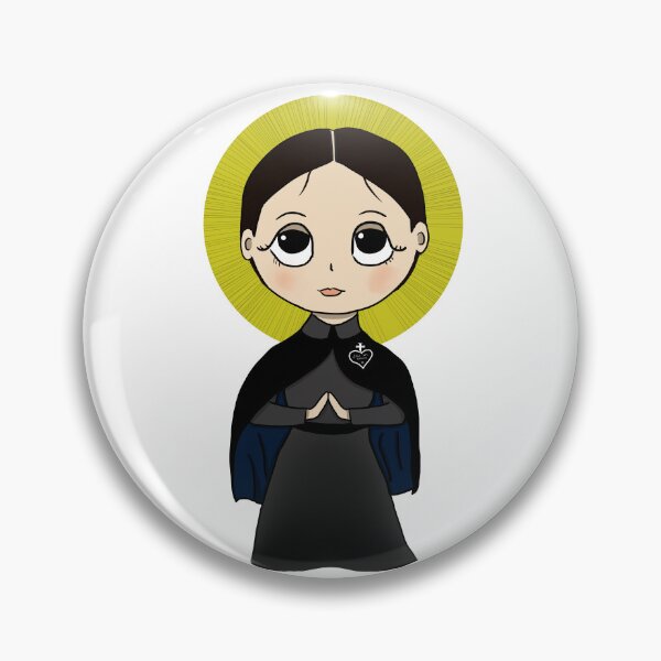 Item preview, Saint Gemma Galgani Cute Anime Chibi Art designed and sold by TheCatholicLady.