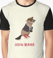 Justin Beaver Graphic T-Shirt