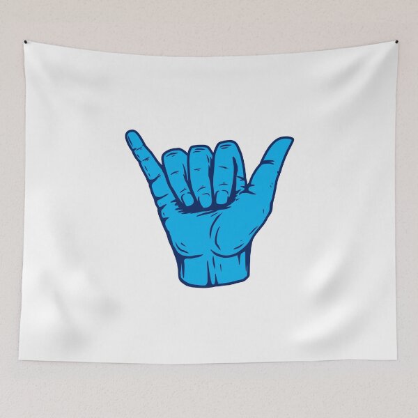 Item preview, Ocean Blue Hang Loose Shaka designed and sold by EpicCreation.