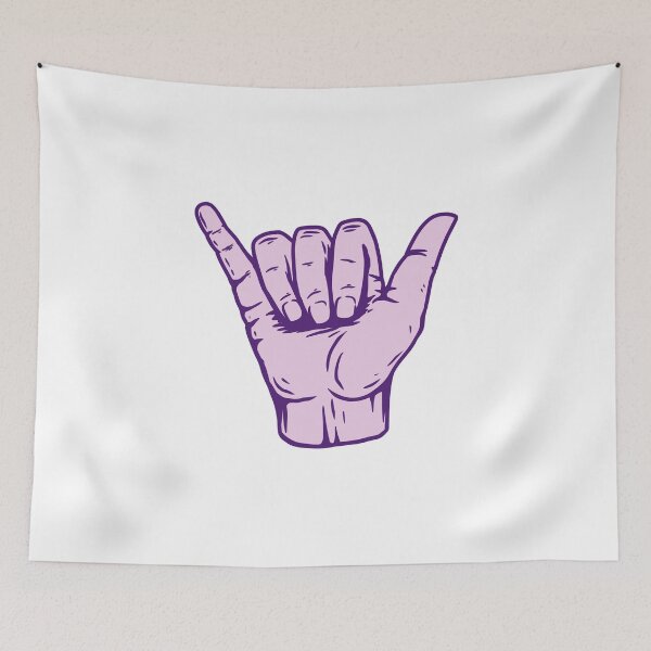 Item preview, Purple Hang Loose Shaka designed and sold by EpicCreation.