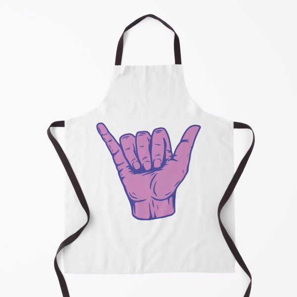Item preview, Blue Outline Purple Hang Loose Shaka designed and sold by EpicCreation.