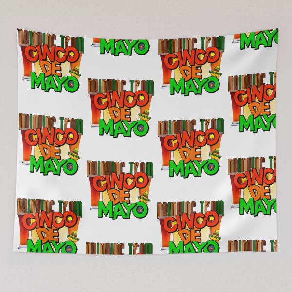 Item preview, Retro Cinco De Mayo drinking team funny  designed and sold by bestdesign4u.