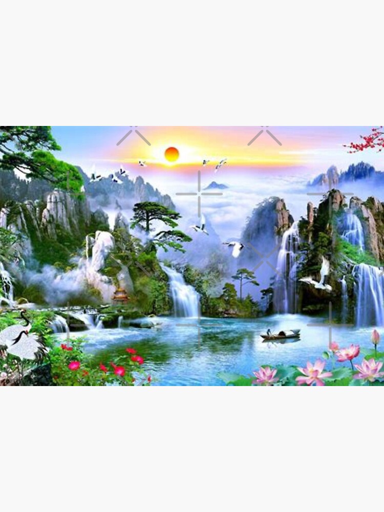 SAF Set of 5 Beautiful Scenery UV Textured Moden Art Home Decorative Gift  Item Self Adeshive Large Panel Painting 18 Inch X 30 Inch SANFPNL30892 :  Amazon.in: Home & Kitchen