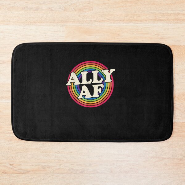 Item preview, Ally AF - Gay Pride Month Shirt - LGBT Rainbow designed and sold by ArthurClaessens.