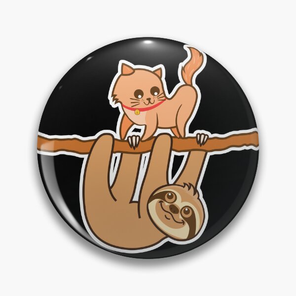Item preview, Cute Sloth Cat designed and sold by plushism.