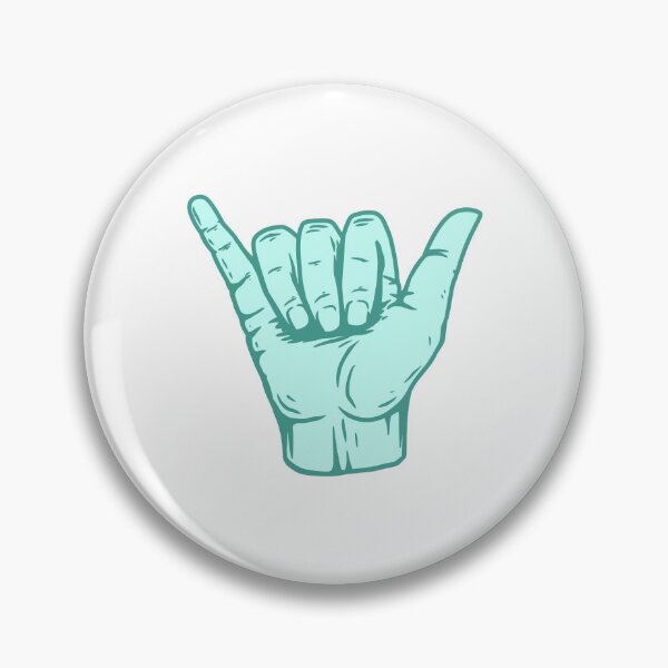 Item preview, Sea Green Hang Loose Shaka designed and sold by EpicCreation.