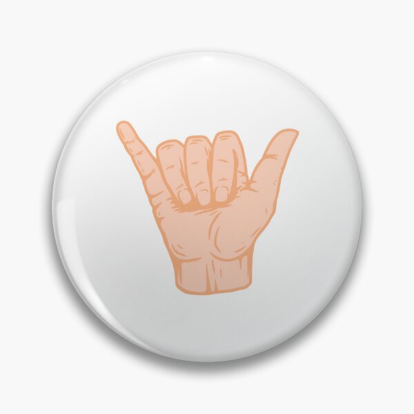 Item preview, Pastel Orange Hang Loose Shaka designed and sold by EpicCreation.