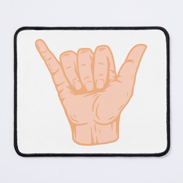 Item preview, Pastel Orange Hang Loose Shaka designed and sold by EpicCreation.