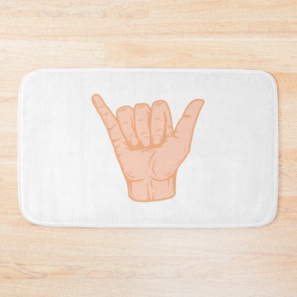 Item preview, Pastel Orange Hang Loose Shaka designed and sold by EpicCreation.