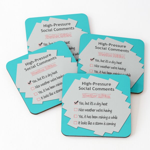 Item preview, High-Pressure Conversations No 1 Blue designed and sold by Fun Funky Designs.
