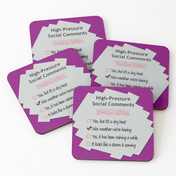 Item preview, High-Pressure Conversations No 2 Purple designed and sold by Fun Funky Designs.
