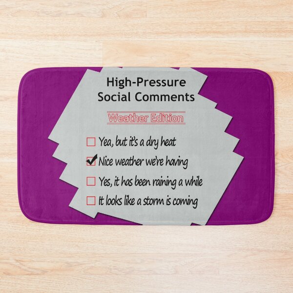 Item preview, High-Pressure Conversations No 2 Purple designed and sold by Fun Funky Designs.