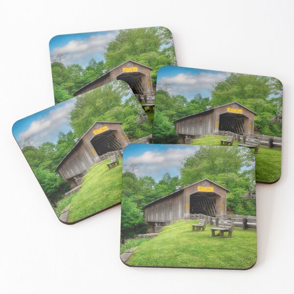 Item preview, Creek Road Covered Bridge - Conneaut, Ohio designed and sold by Kathy Weaver.