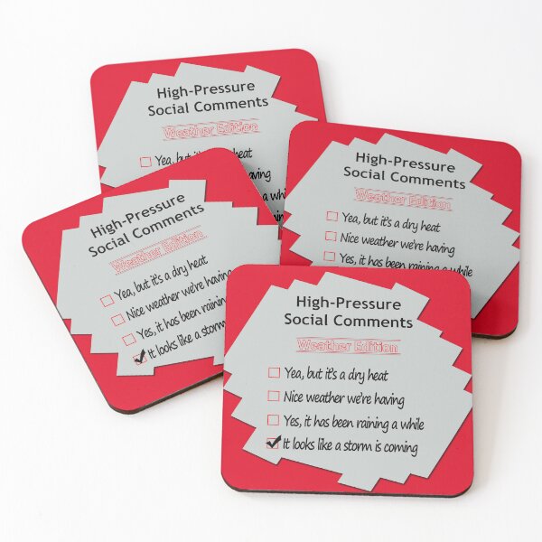 Item preview, High-Pressure Conversations No 4 Red designed and sold by Fun Funky Designs.