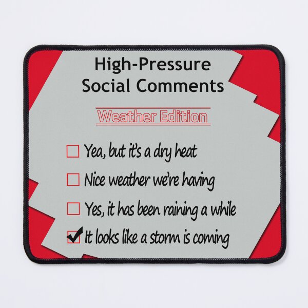 Item preview, High-Pressure Conversations No 4 Red designed and sold by Fun Funky Designs.