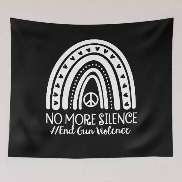 Item preview, No More silence End Gun Violence Awareness Day Wear Orange designed and sold by PeterGignac.