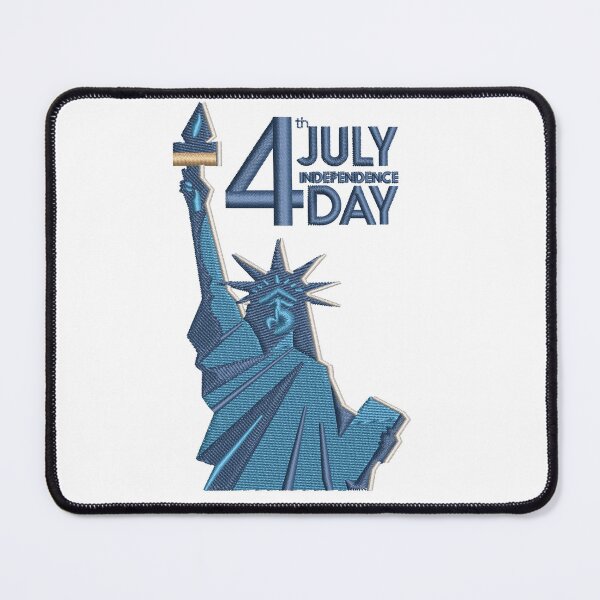 Item preview, Victory Of Fourth July Statue of Liberty Embroidery  designed and sold by Cre8iveSkill.