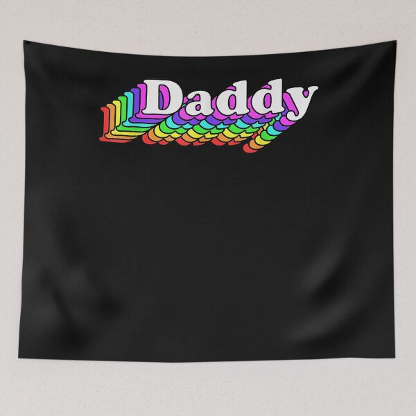 Item preview, Daddy, Gay Daddy Bear, Retro LGBT Rainbow, LGBTQ Pride designed and sold by ArthurClaessens.