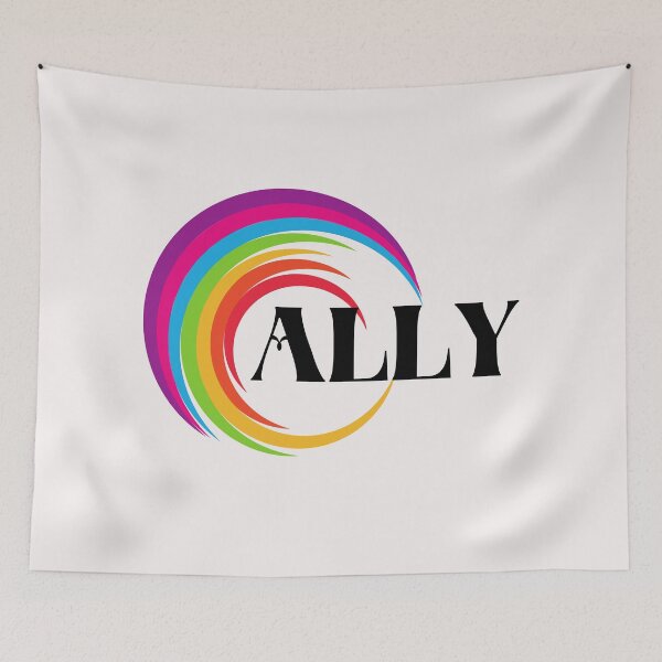 Item preview, Pride allyship classic T-shirt designed and sold by picky pickers.
