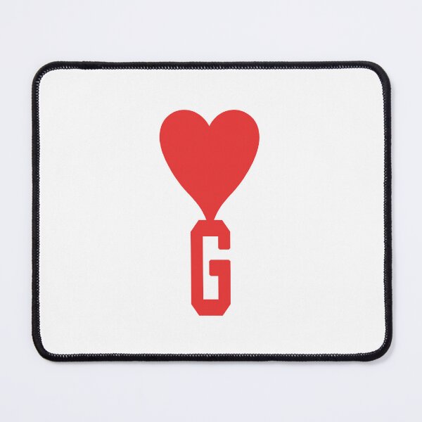 Item preview, personalize G Name Love Heart Print, Hoodie Love, Birthday gift, Branded Love heart, Alphabet Brand Love designed and sold by re-make-.