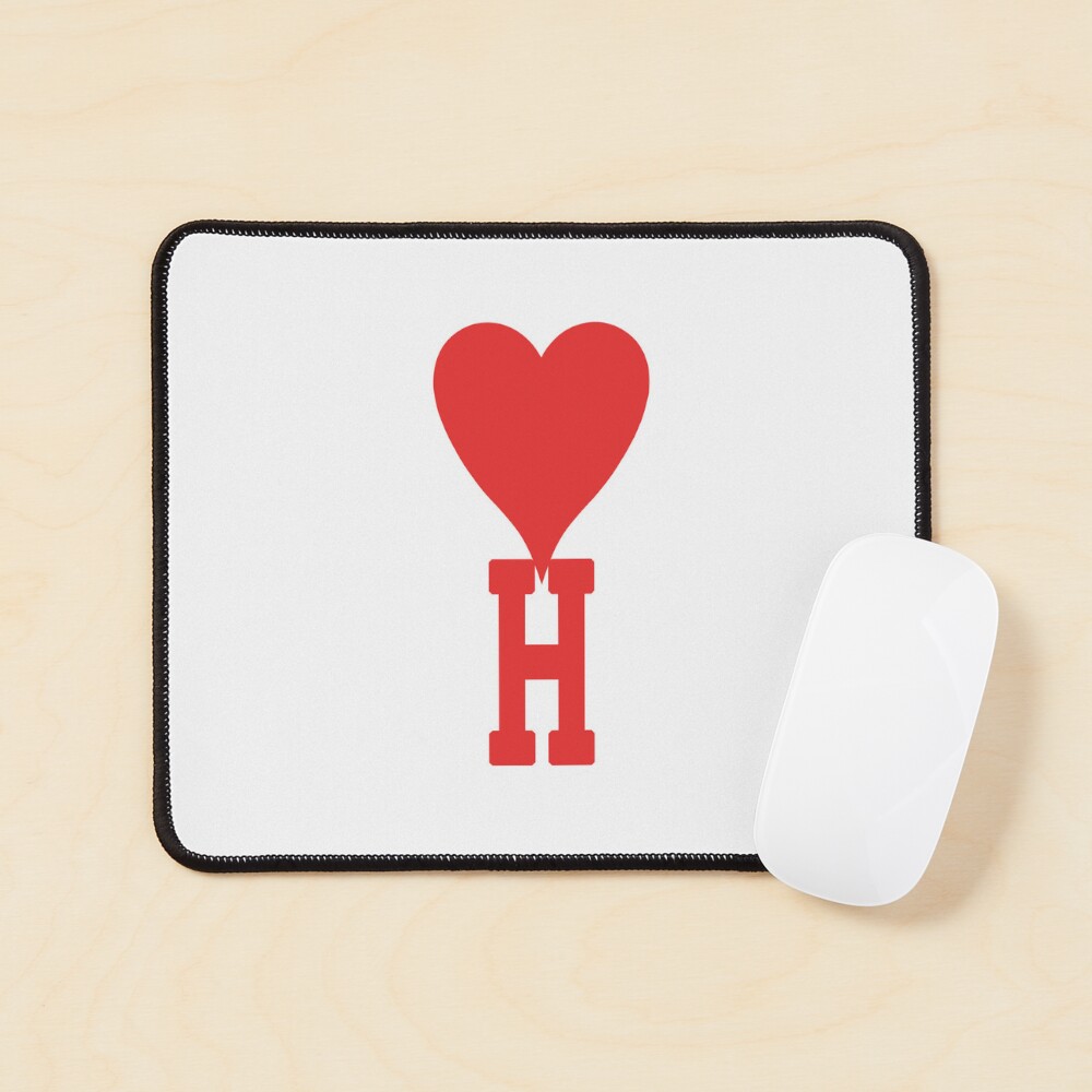 personalize H Name Love Heart Print, Hoodie Love, Birthday gift, Branded  Love heart, Alphabet Brand Love