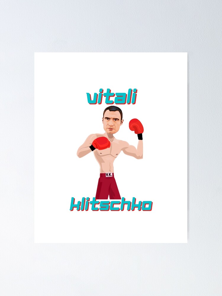 &ldquo;Vitali Klitschko&rdquo; Poster for Sale by DrawingAndText | Redbubble