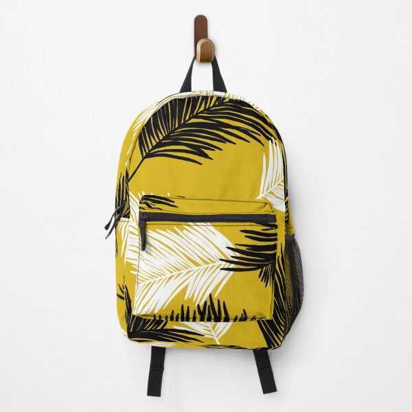Item preview, Tropical Wild Leaves Pattern Palm on Gold Yellow designed and sold by GraphicsClub.