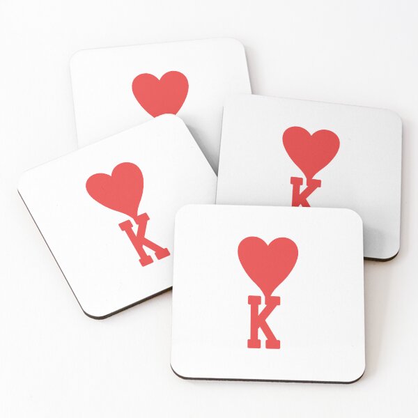 Item preview, personalize K Name Love Heart Print, Hoodie Love, Birthday gift, Branded Love heart, Alphabet Brand Love designed and sold by re-make-.