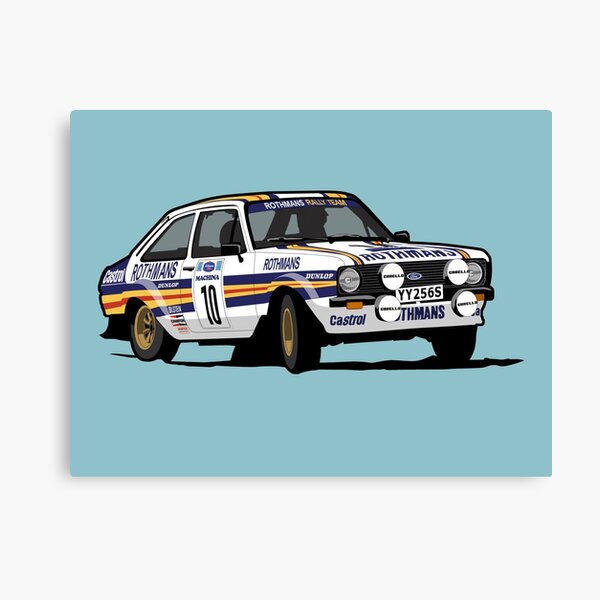 Ford Escort Mark 2 BDA Cosworth Canvas Print