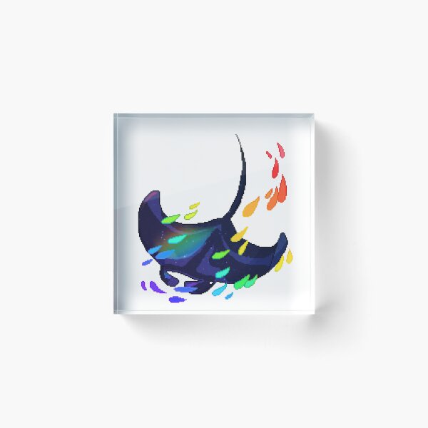 Item preview, Rainbow Flag LGBT Pride Manta Ray (School) designed and sold by OceanicScribble.