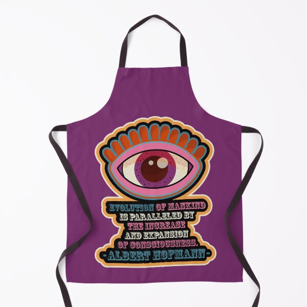 Item preview, Albert Hofmann - Trip Style (Eye Version) - colorful illustration - “Evolution of mankind is paralleled by the increase and expansion of consciousness.” designed and sold by Boogosh.