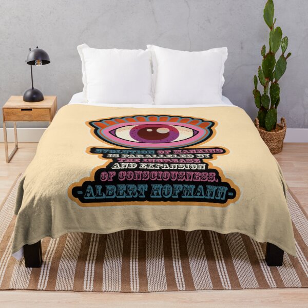 Item preview, Albert Hofmann - Trip Style (Eye Version) - colorful illustration - “Evolution of mankind is paralleled by the increase and expansion of consciousness.” designed and sold by Boogosh.