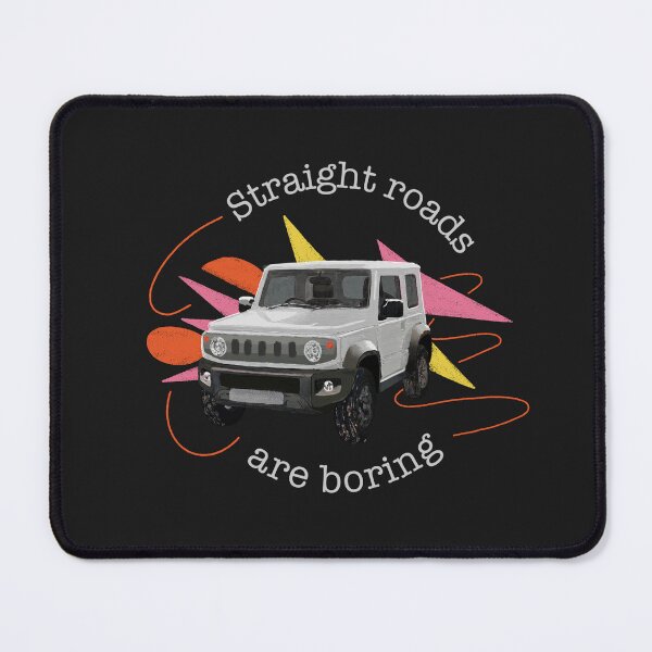 Item preview, Silky Silver Suzuki Jimny | Straight Roads are Boring designed and sold by stoicjimny.