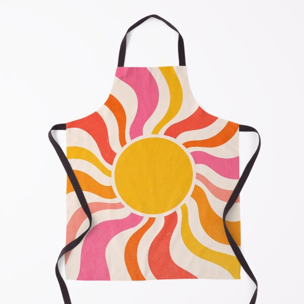 Item preview, Sun Retro 70s Colorful Orange Pink Sunrays designed and sold by trajeado14.