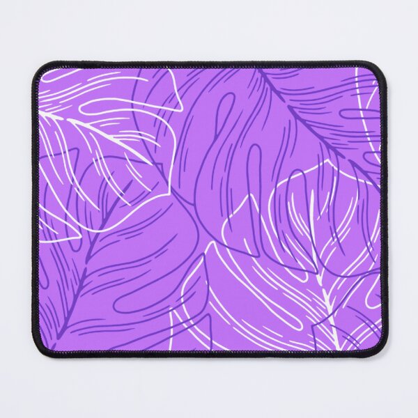 Item preview, Minimalistic Monstera Leaves Pattern Orchid Purple designed and sold by GraphicsClub.